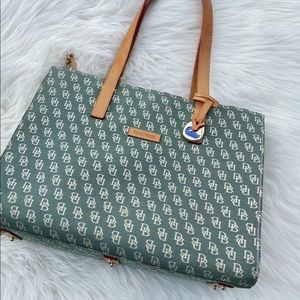 Dooney & Bourke Light Green Signature Tote